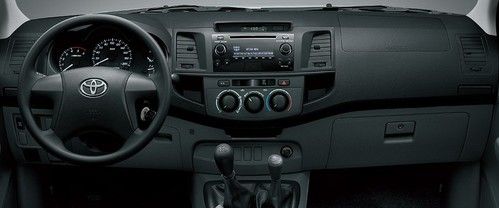 Dashboard View of Hilux Dashboard View of Hilux